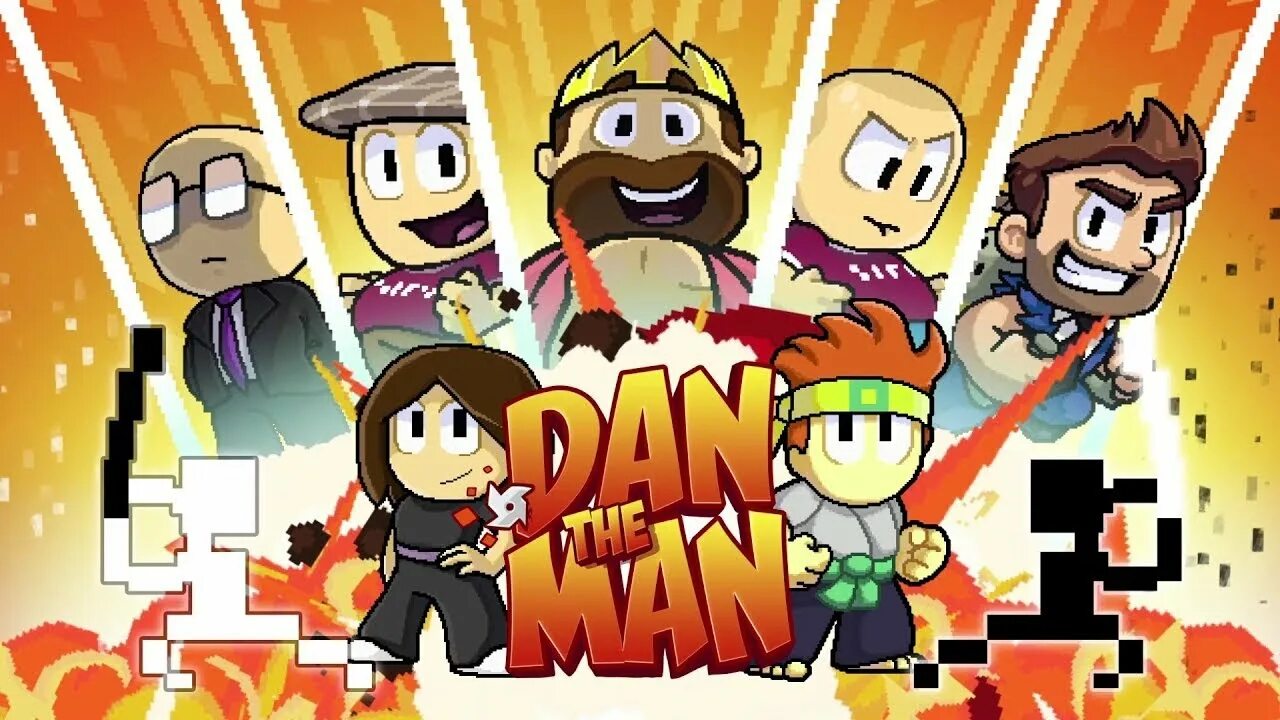 Dan the man игра. Дэн из игры dan the man. Dan the man пиксельные игры. Дэн зе мэн. Dan the man пиксельная игра.