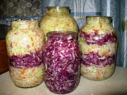 Капуста на зиму пошагово