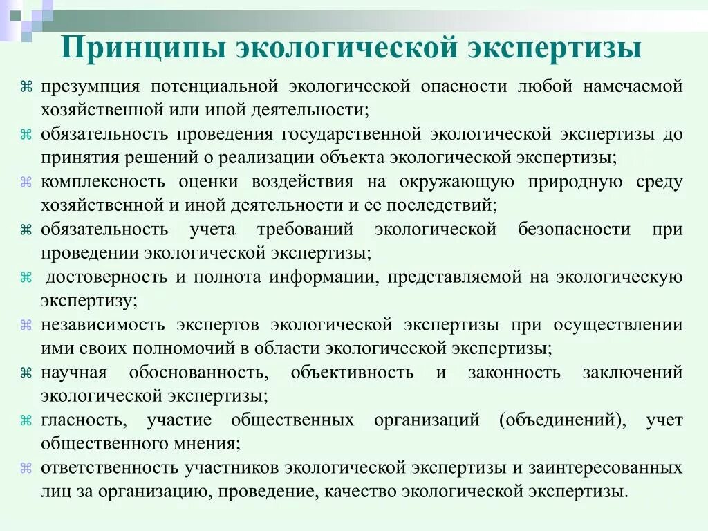 Природоохранным принципом является. Принципы экологической экспертизы. Принципы государственной экологической экспертизы. Экологическая экспертиза проектов. Принципы геоэкологической экспертизы.