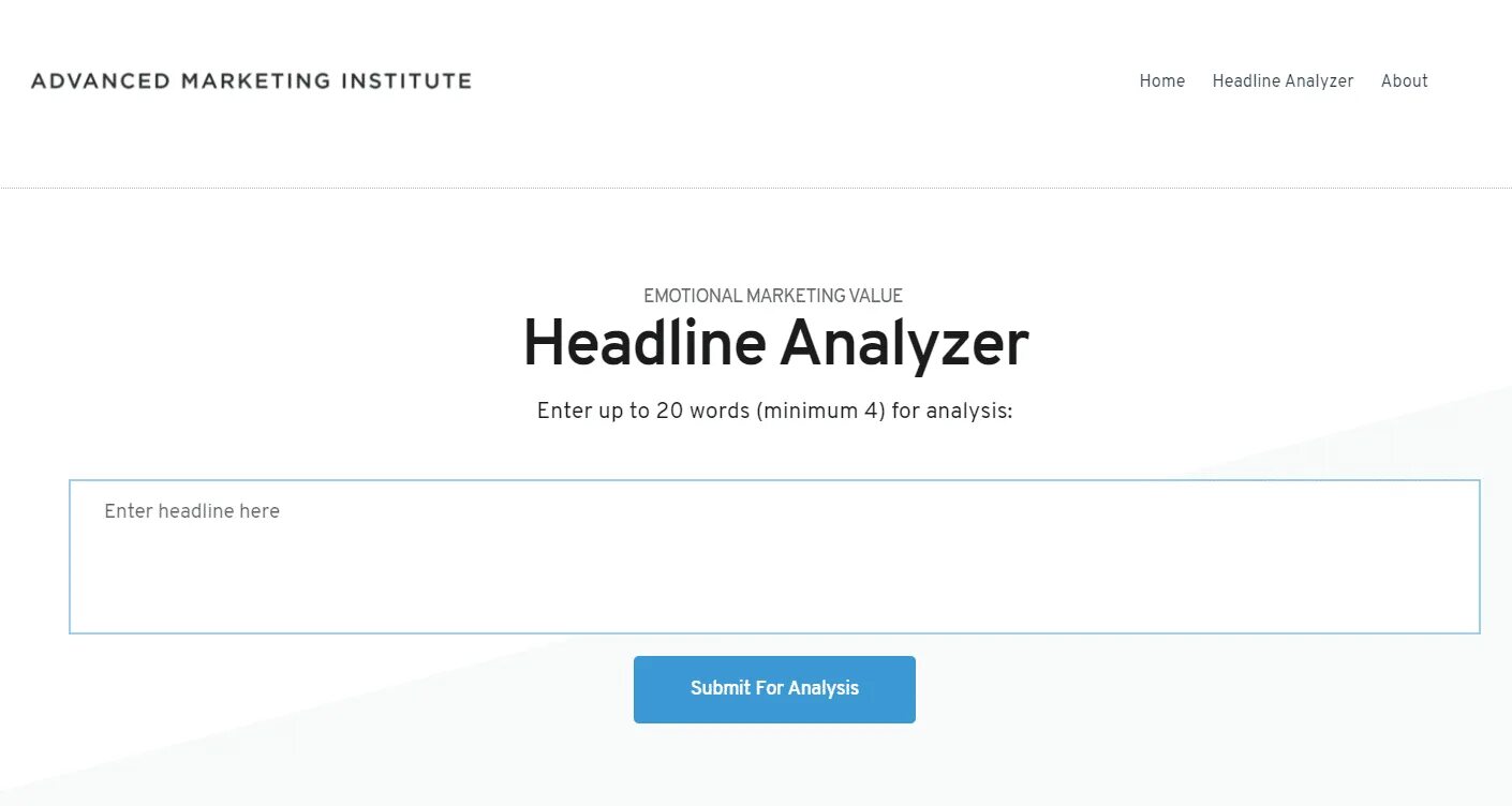 Headline Analyzer.