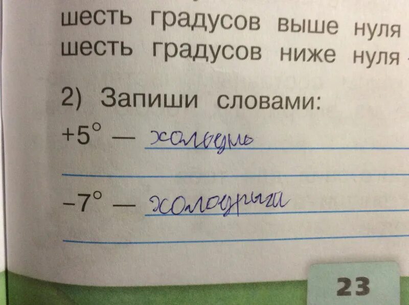 Шесть градусов выше нуля как записать. Шесть градусов выше нуля как записать
