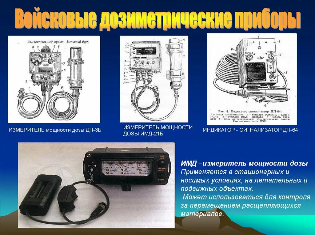 Прибор радиационной разведки ДП-64. Стационарный дозиметр ДП-64. Прибор ИМД-5.
