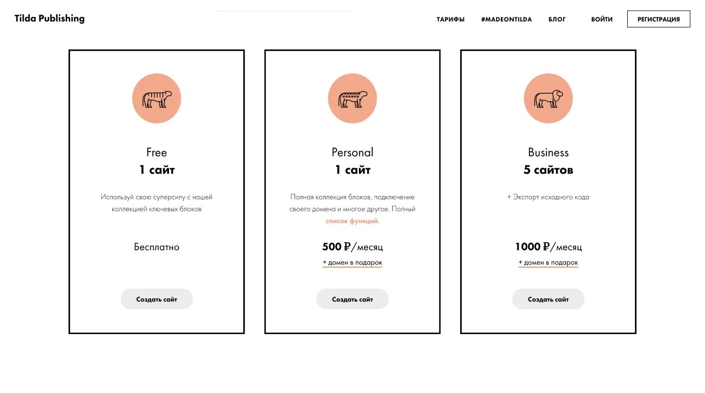Тильда тарифы. Сайты на Tilda. Создание сайтов на Тильде. Разработка сайтов на Тильда.