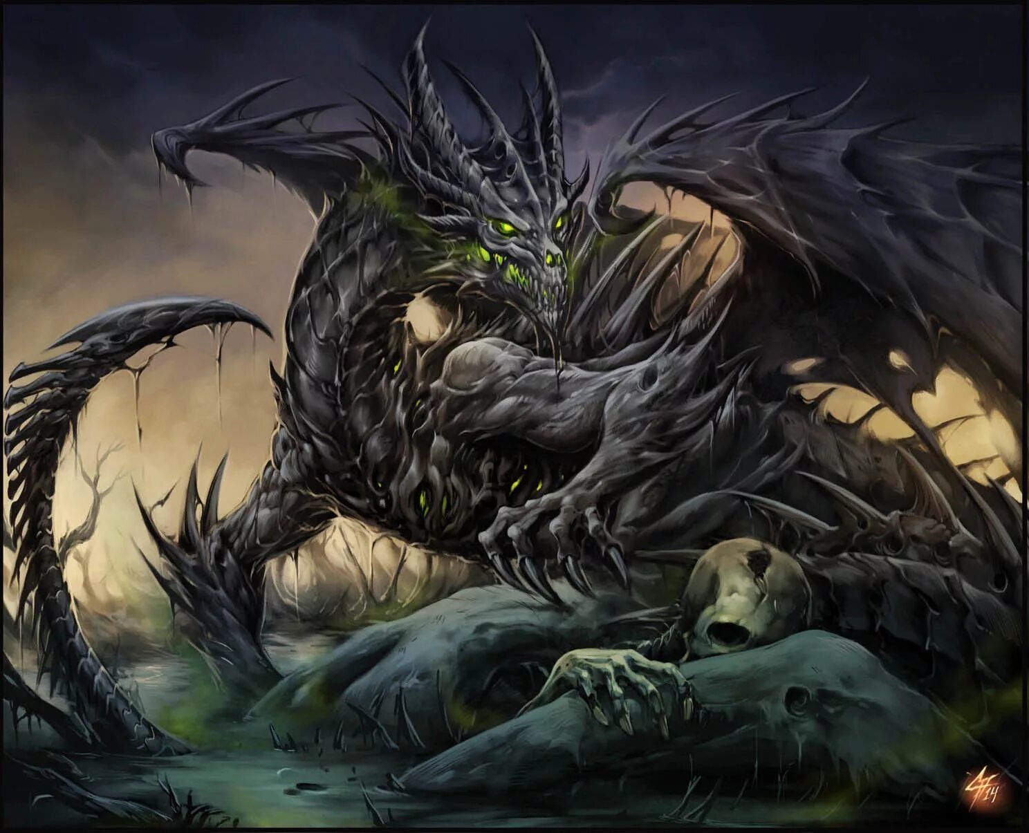 Драколич драгота. Дракон-нежить оверлорд. Аспида дракон нежить. Нежить драколич. Драколич днд.