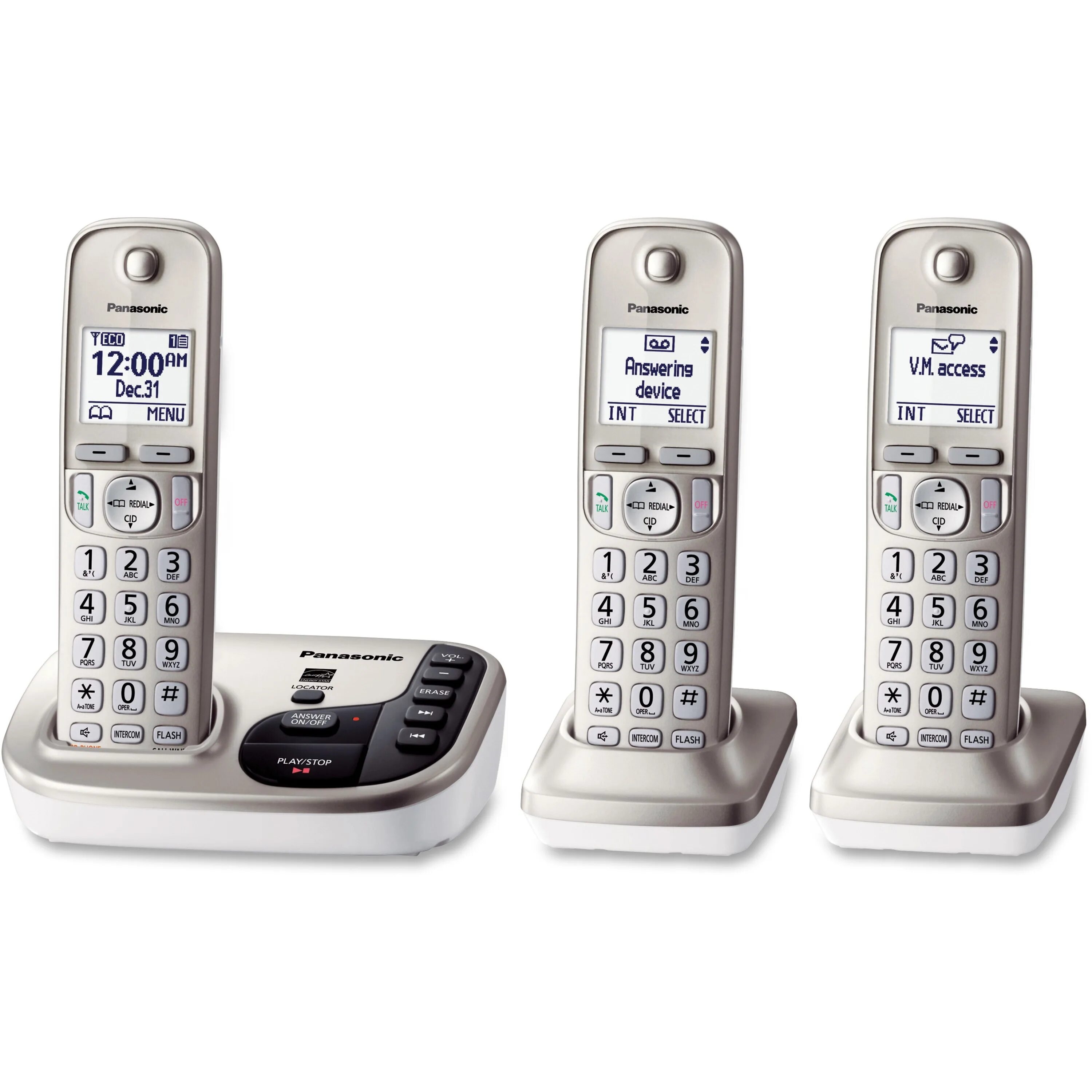 Телефон стационарный беспроводной домашний. Panasonic DECT 6.0.. Радиотелефон Panasonic с 3 трубками. Panasonic KX-tgb610. Panasonic KX-tgc220.