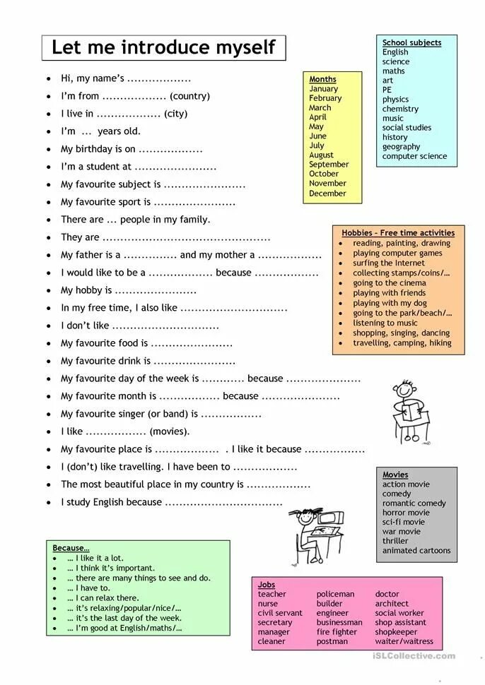 Present myself. Let me introduce myself карточка. Let me introduce myself Worksheet. Английский introduce yourself. Let me introduce myself 1 класс Worksheets.