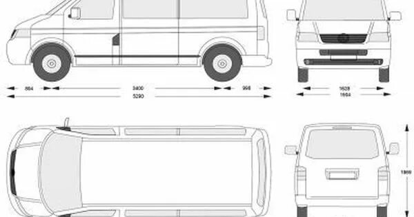 Размеры фольксваген транспортер т5. Volkswagen Transporter т5 габариты. Volkswagen Transporter t4 фургон чертеж. Volkswagen Transporter t5 чертеж. Volkswagen Transporter t5 long чертеж.