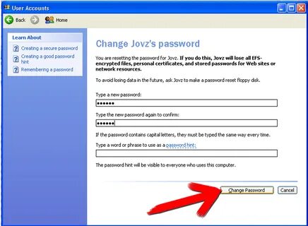 Password via