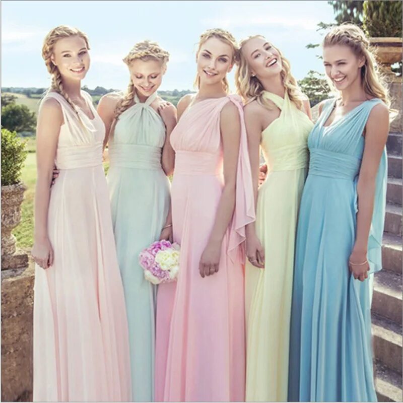 Наряд в пастельных тонах. Pastel dress. Цветные свадебные платья. Кремовое вечернее платье. Платья пастельных тонов.