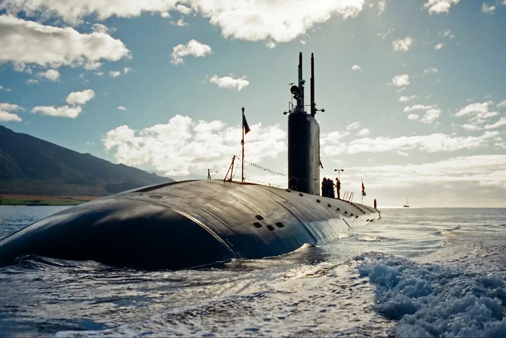Атомная подлодка. Апл атомная подводная лодка. подводная лодка субмарина. ssn-762 «коламбус» (columbus). апл вмф россии.