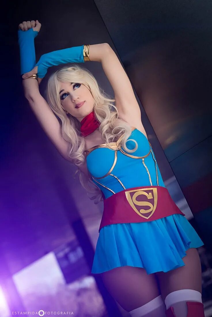 Косплей Марвел Supergirl. Sophie Valentine косплей. Косплеер: Лулу-Ньян Супергерл.