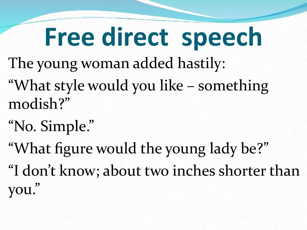 Speech meaning. What is direct Speech.