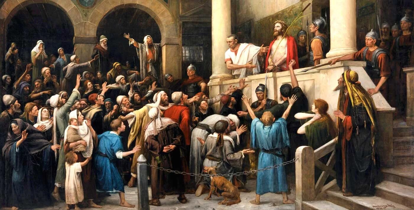 Се человек значение. Михай мункачи се человек. христос и пилат перед народом васнецов. мункачи христос перед пилатом.
