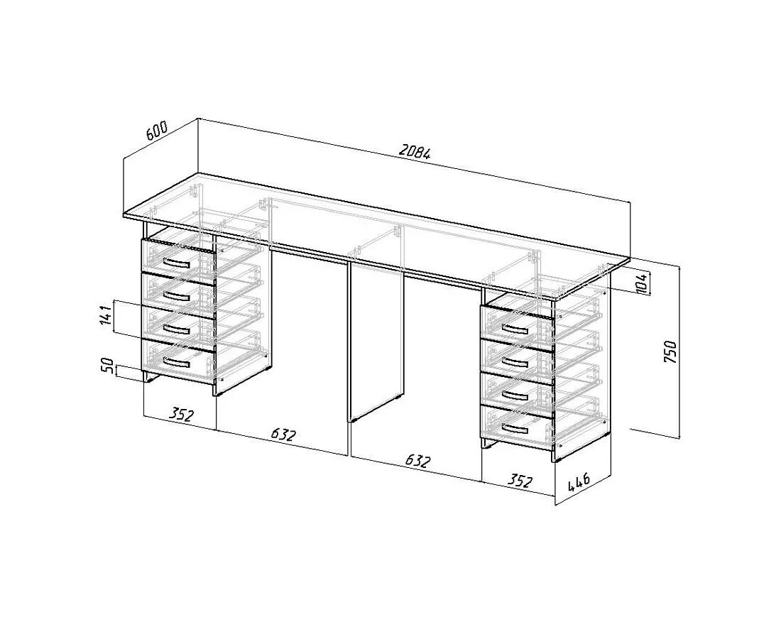 Размер письменного стола на двоих. Эскиз стола письменного. Чертеж письменного стола с ящиками. Размеры письменного стола для школьника.
