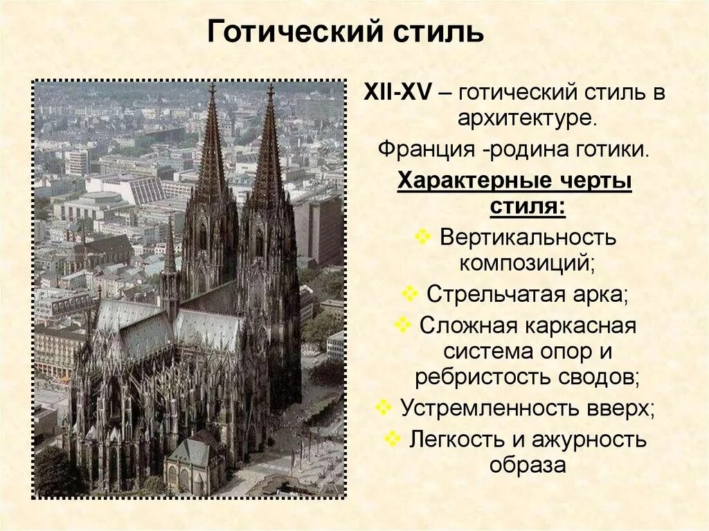 Слова относящиеся к архитектуре. Готический стиль 13 15 веков архитектура. Черты готического стиля в архитектуре средневековья. Готика в архитектуре характерные черты. Готика 12-15 века архитектура.