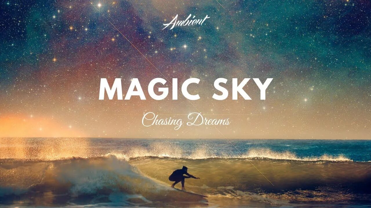 Человек на фоне звездного неба. Кучевые облака над морем. Dreaming sky. Dreams. Тег dream.