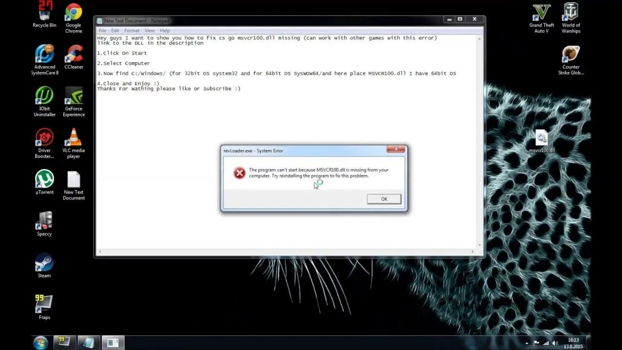 Rendersystemdx11 dll cs2. Msvcr100.dll. revloader. dll на golang. launcher.exe.