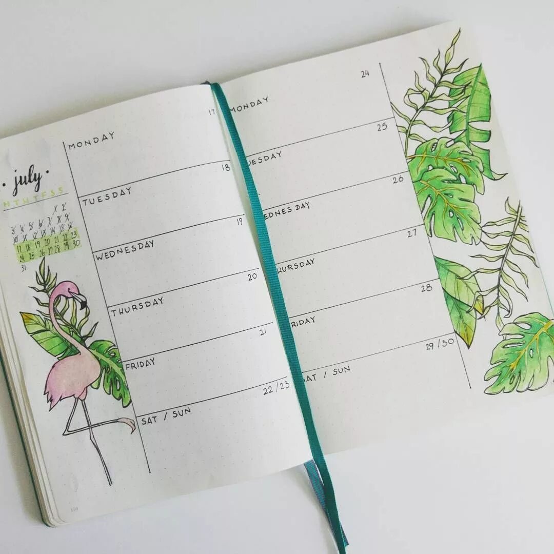 Оформление планера. Bullet journal лето. листы для буллет джорнал. идеи для ежедневника летом. рисунки для планера.