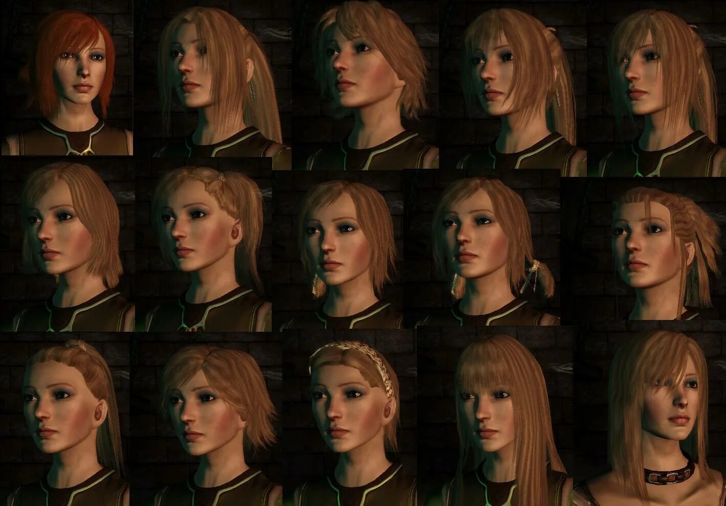 Dragon age 2 моды на прически женские Причёски от OriginOfWaves \ Custom Female Hair Pack