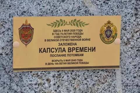 Капсула времени 2020