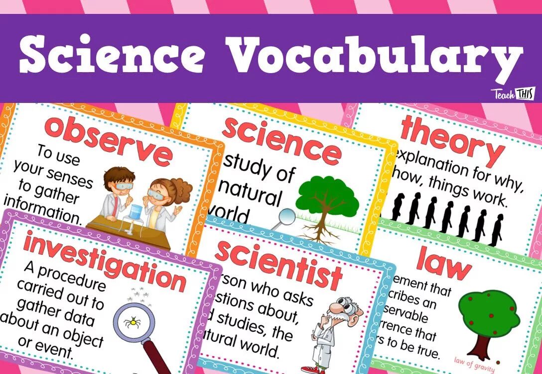 Vocabulary. Science Vocabulary. English Science Vocabulary. Teaching Vocabulary. Learn new vocabulary