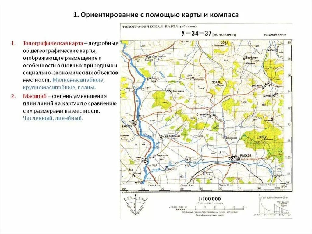 Топографическая карта для ориентирования на местности. Военная топография ориентирование на местности по карте. Ориентирование листа топографической карты с помощью компаса. Ориентирование листа топографической карты • по местным предметам. Способ ориентирования карты на местности