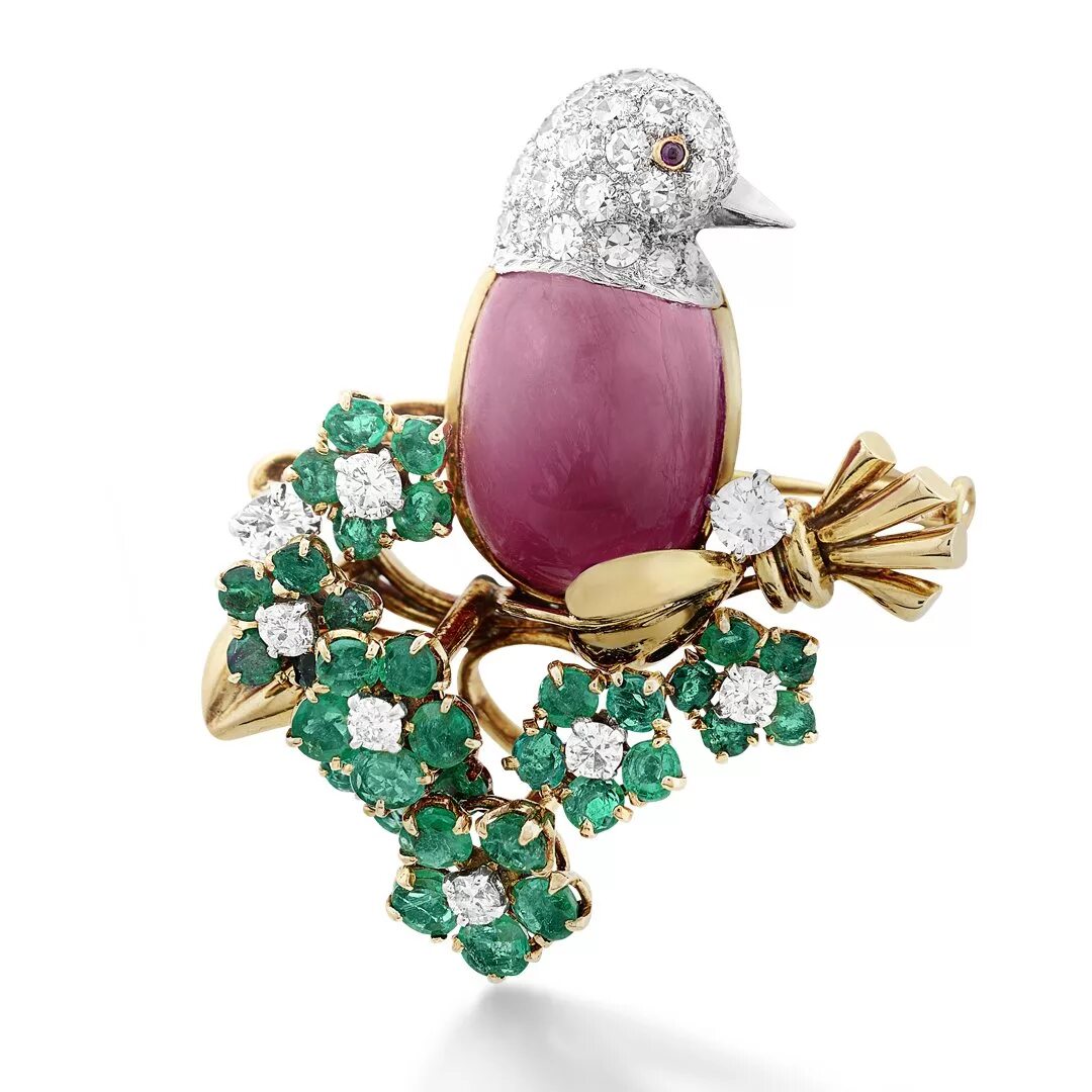 Украшения от Ван Клиф энд Арпелс. Броши van Cleef & Arpels,. Винтажные украшения от Ван Клиф. Бриллиантовые броши арт деко.