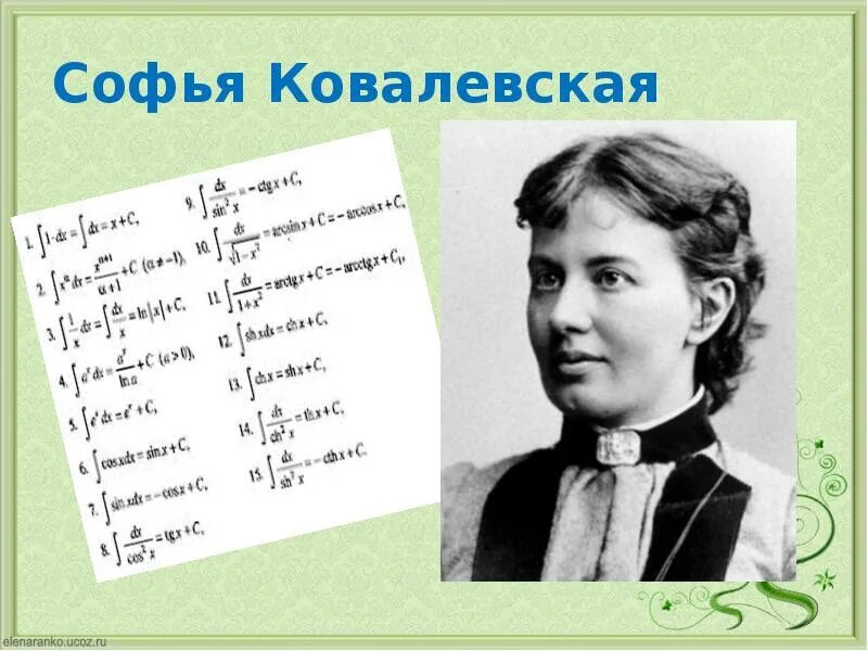 Коши ковалевской. Коши ковалевской