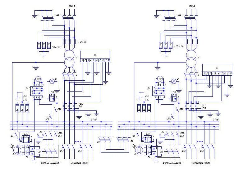 4. схема однотрансформаторной подстанции 10кв. схема ктп. ктп 160 ква с кабельным вводом схема. электрическая схема проходной подстанции.