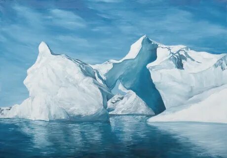 A work of art ice