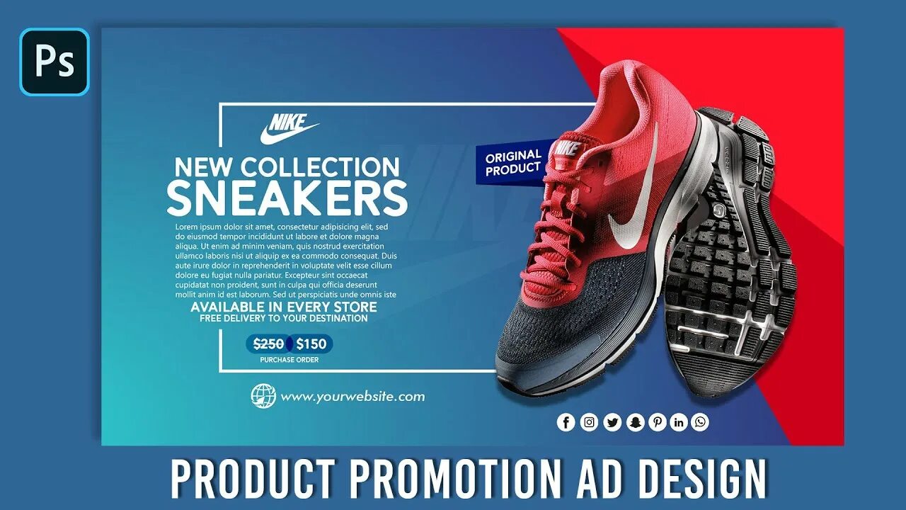 Product promotion. Nike баннер. Product Promo Design. Shoes banner Design. Nike Promo.