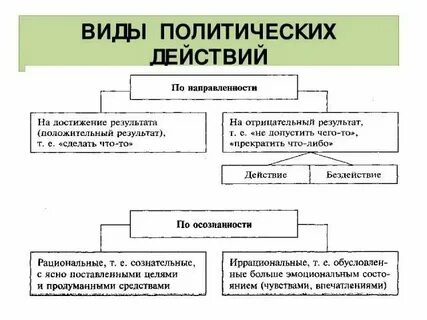 Вид политической деятельности выборы