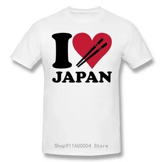 I LOVE JAPAN крутая и забавная Повседневная модная хлопковая футболка с коротким