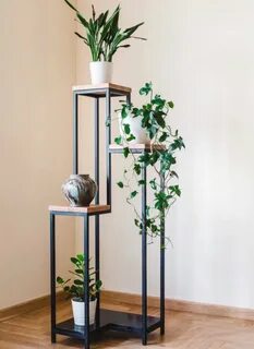 Стеллаж металлический для цветов напольные