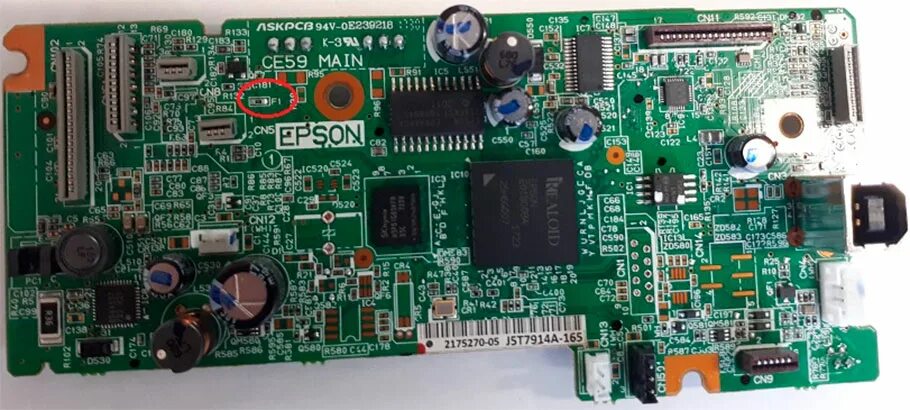 XP-313 Epson f1 номинал. ASKPCB e239218 2 k-3 94v-0. Ошибка e-01 Epson. E239218.