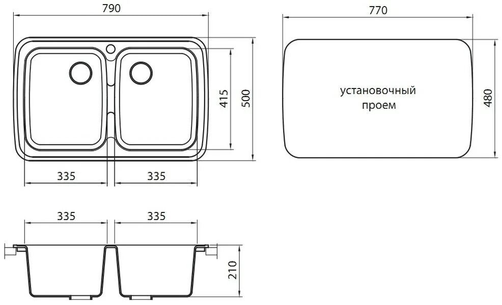 Высота кухонной мойки. Мойка врезная квадратная 41х18х41 см VIGRO vg201. VIGRO Granicom мойки. Мойка с двумя чашами Размеры. Двойная раковина для кухни Размеры.