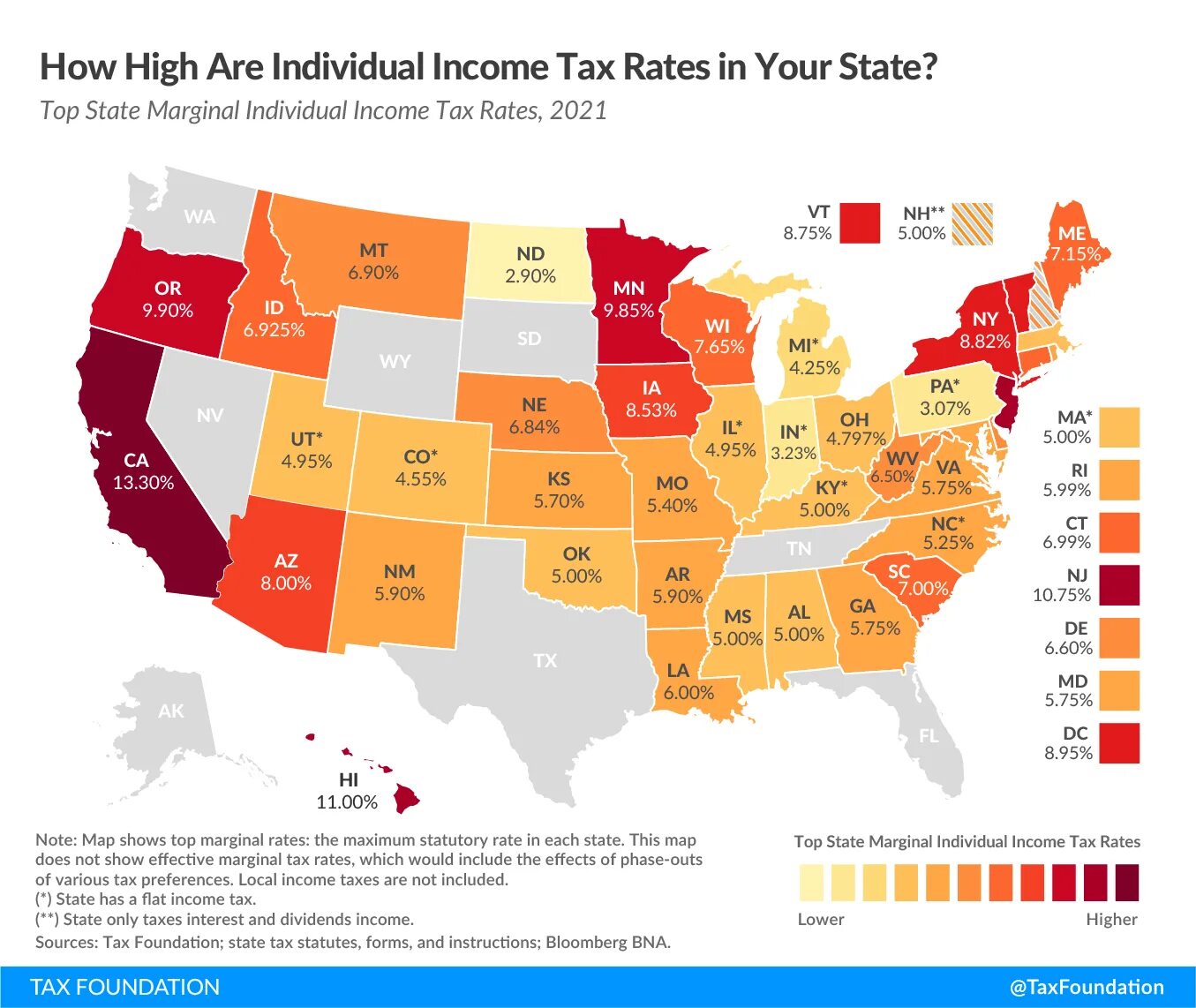Налоги в США по Штатам 2021. Налоги по Штатам США карта. Карта подоходного налога США. Таблица налогов в США по Штатам.