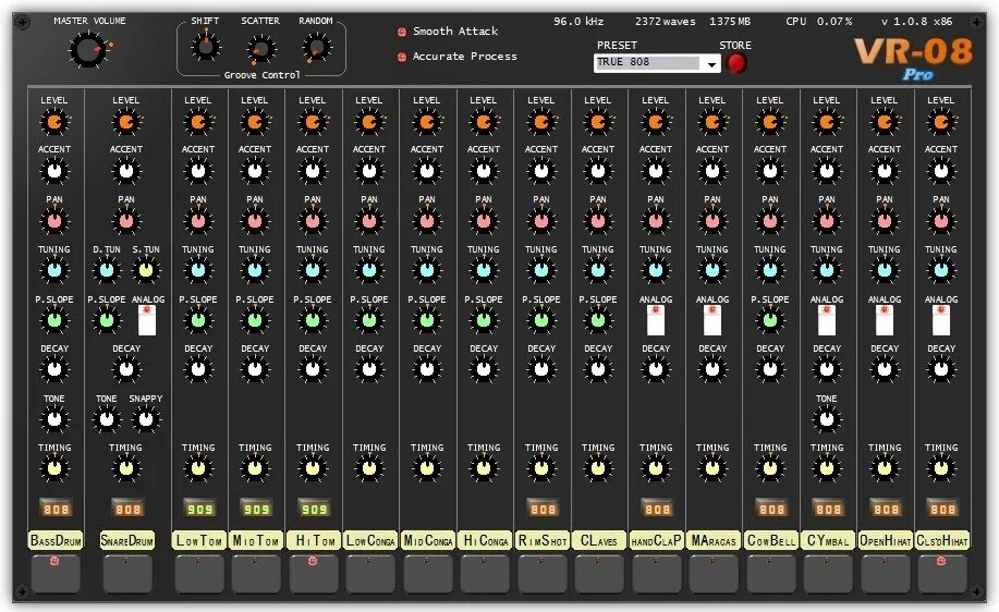 Плагин басса. Roland tr 808 VST. Tr-808 v1.1.0 Roland VST. 808 Drum Machine VST. Tr 909 VST.