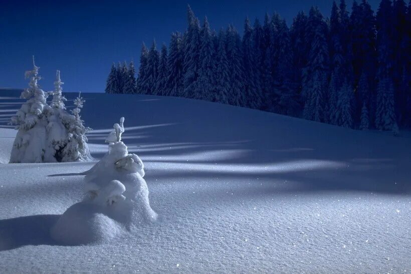 Зимний вечер. Пушистый снег. Ночью пушистым снегом. Красивая снежная зима. Снег вечером.