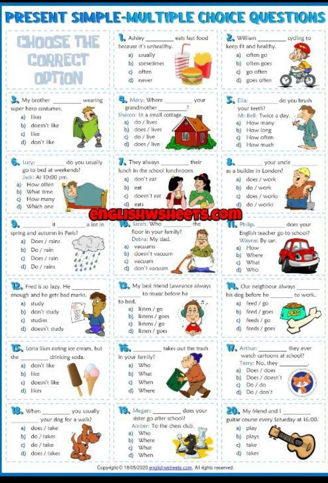Multiple choice exercises. Present simple multiple choice. past simple multiple choice. present simple multiple choice questions. multiple choice questions английский.