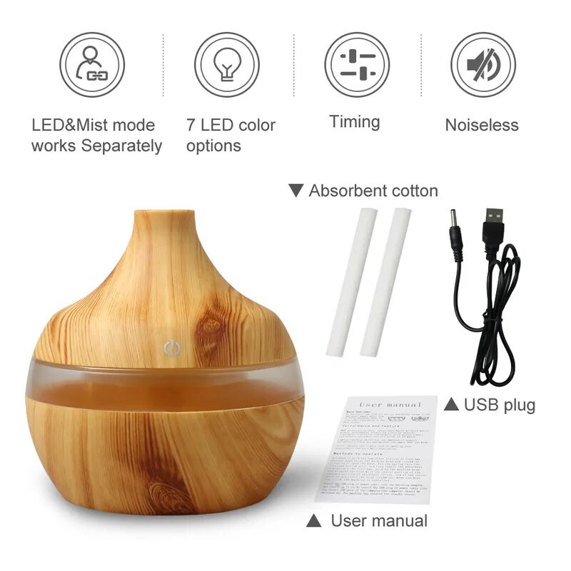 Увлажнитель воздуха Aroma Diffuser 300 мл. Аромаувлажнитель диффузор дерево HM-032. Увлажнитель Aroma Diffuser звук.