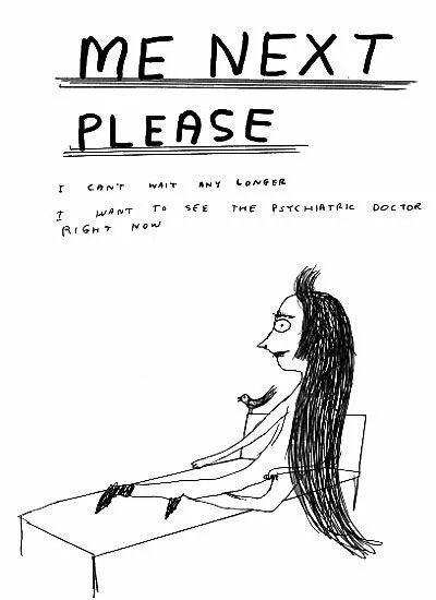 Next please one. David shrigley. david shrigley art. next please.