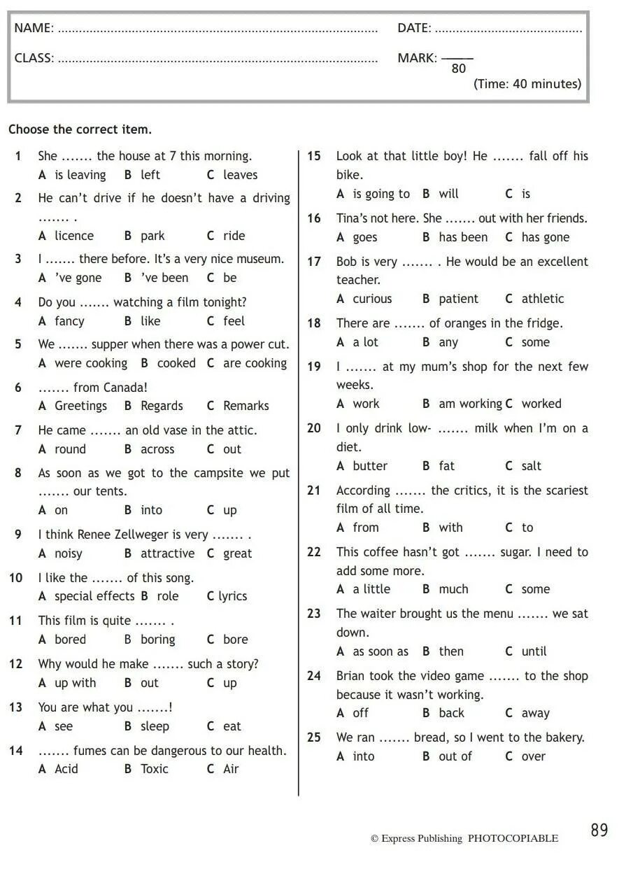 7 test 2 variant 1. Английский язык 7 тест exit Test. Тест по английскому языку 6 класс exit TESTB. Exit Test класс ответы. Exit Test Modules 1-10 7 класс.