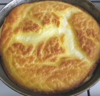 Омлет с мукой и молоком