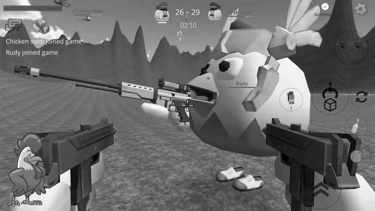 Chicken gun раскраска - Oboikomi.ru