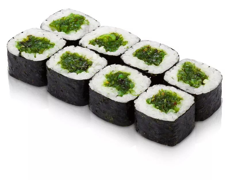 роллы чука. роллы с салатом чука. гункан хияши (чука. роллы чука. ролл чука.