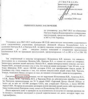 Обвинительное заключение определение
