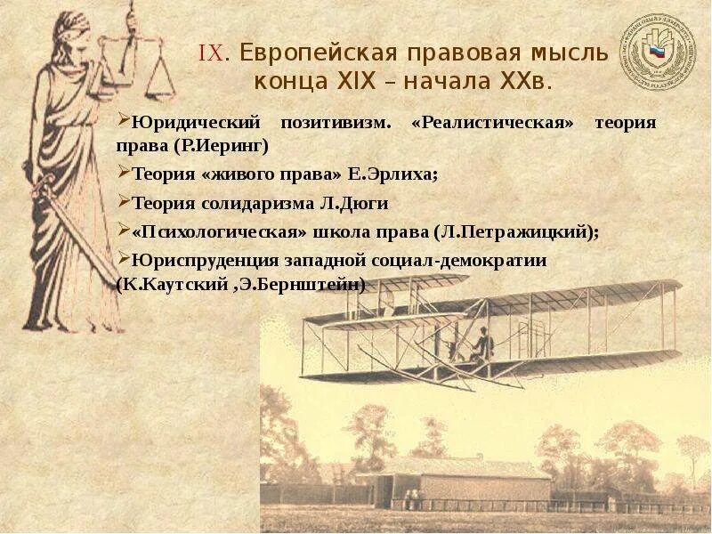 История философии юриспруденции