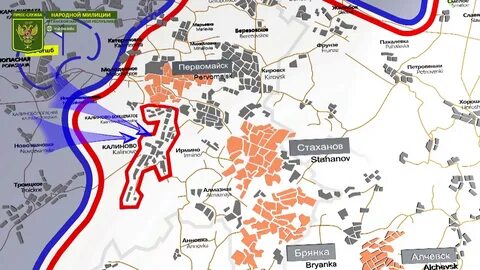 Курская область линия соприкосновения на карте