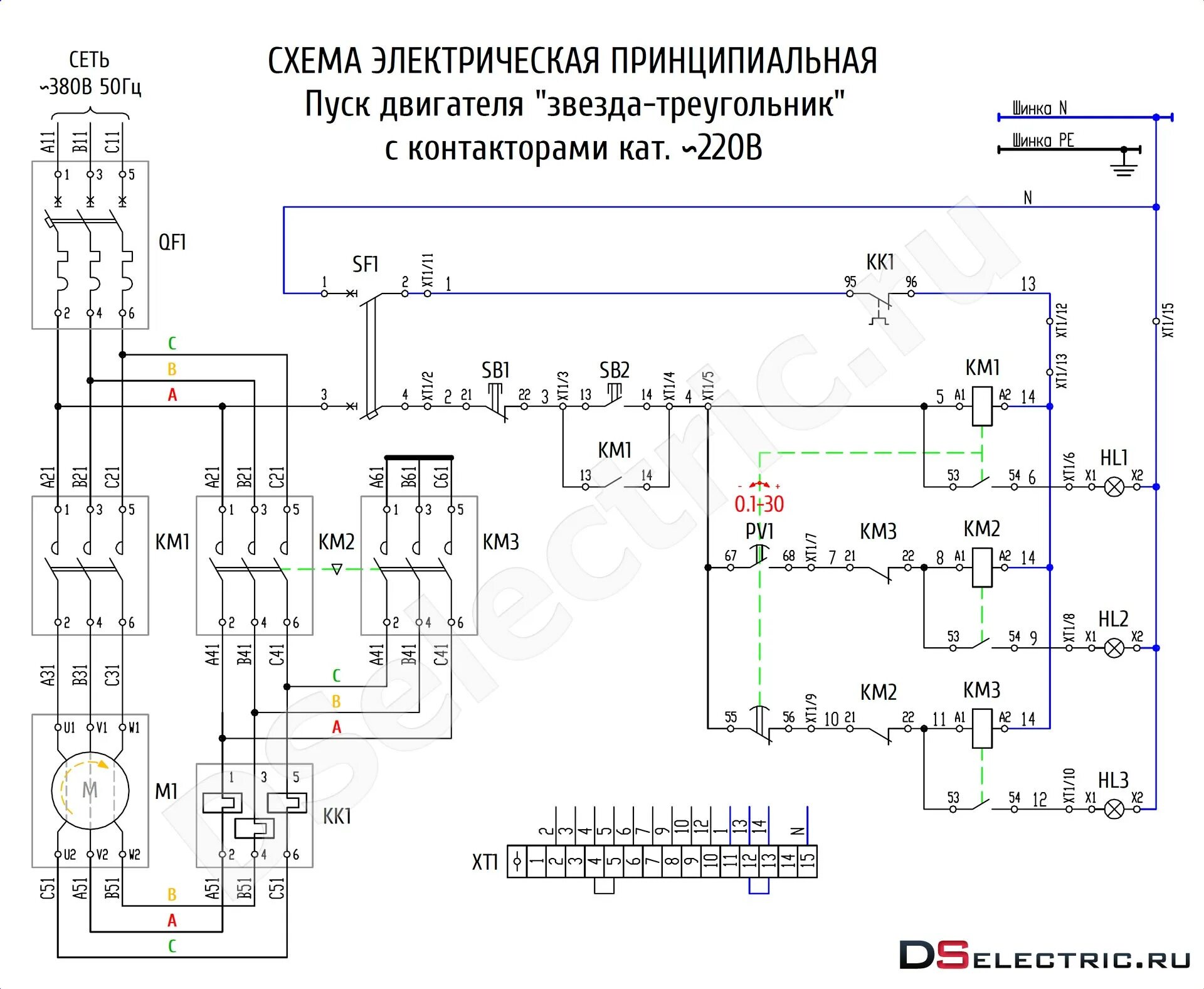 Схема подключения пуска двигателя со звезды на треугольник. Переключение со звезды на треугольник схема на контакторах. Схема пуска двигателя звезда треугольник. Схема плавный пуск электродвигателя звезда треугольник. Переключение с треугольника